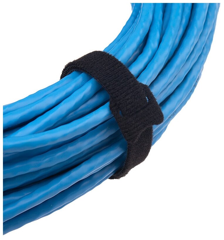 Хомут-липучка нейлоновый многоразовый (кабельная стяжка) 150 х 12 мм в упаковке 12 штук