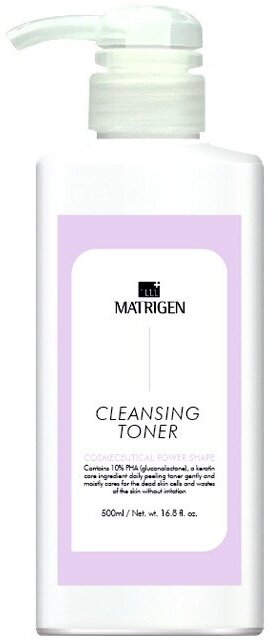 Успокаивающий и восстанавливающий PH кожи тонер Cleansing Toner Matrigen 500 мл