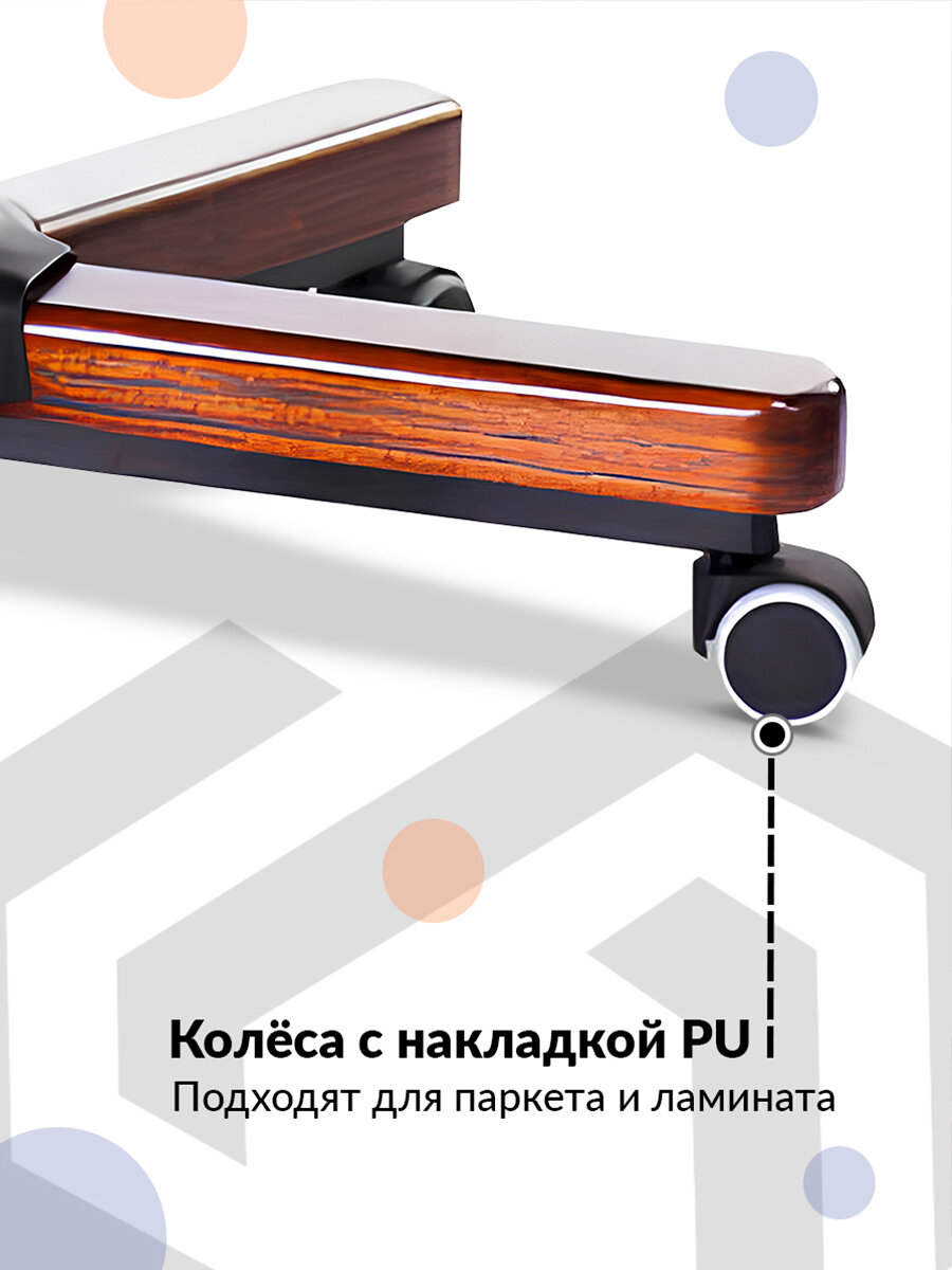 Кресло руководителя БЮРОКРАТ T-9927WALNUT, на колесиках, кожа, черный [t-9927walnut/black] - фото №10