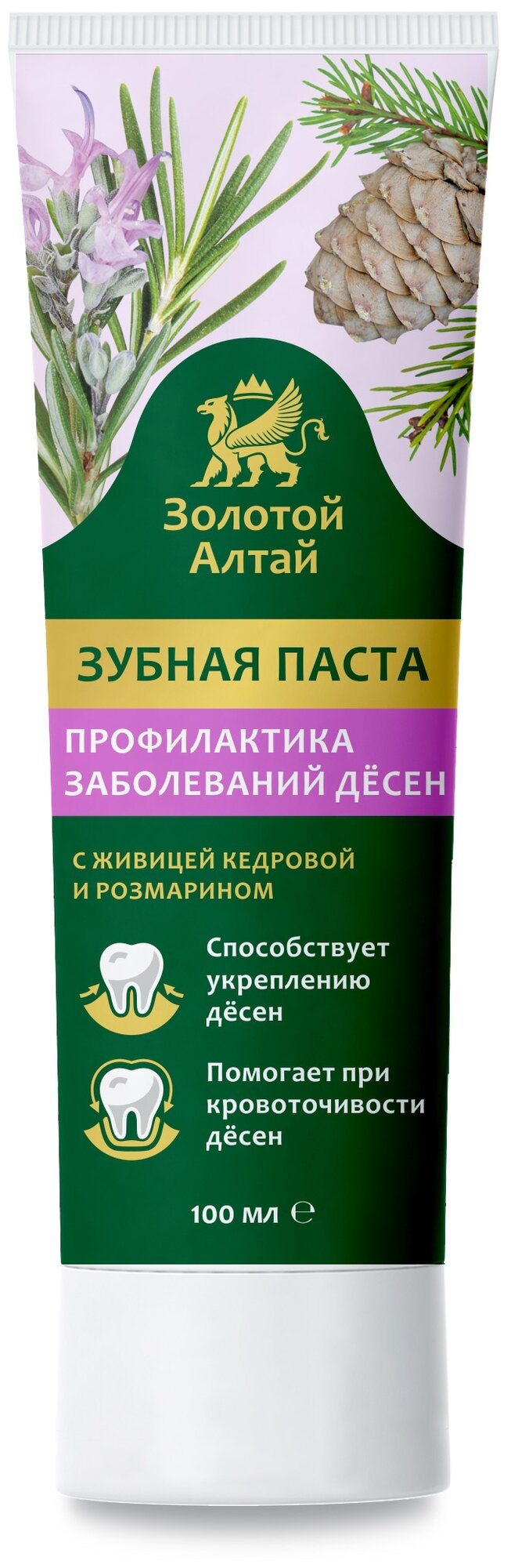 З/паста Золотой Алтай п/заболеваний десен 100 мл x1