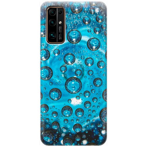 RE: PA Накладка Transparent для Honor 30 с принтом Голубые капли re pa накладка transparent для honor 20 pro с принтом голубые капли