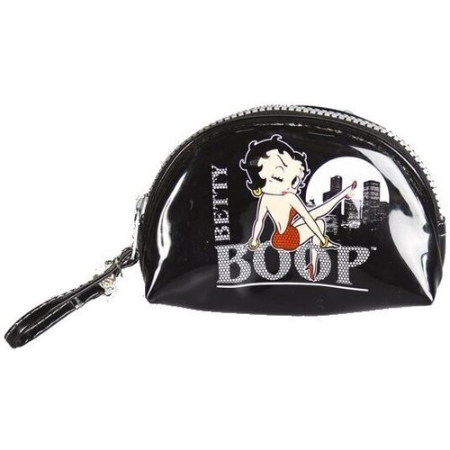 Косметичка Betty Boop на молнии, черный