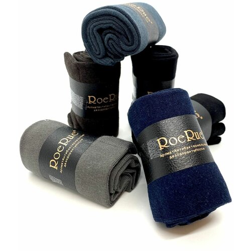 фото Носки roerue, размер 41/47, черный