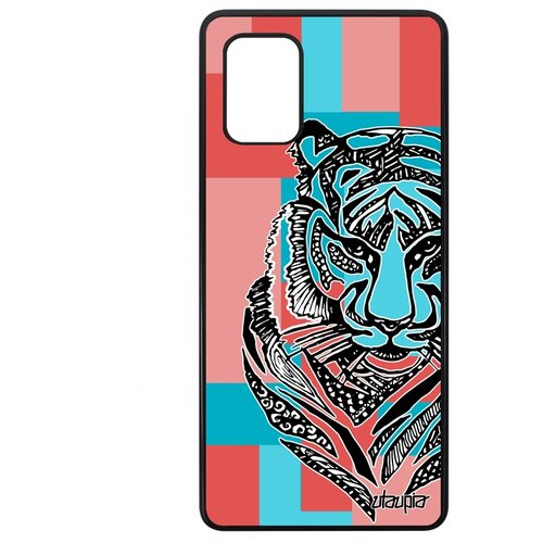 фото Чехол на мобильный samsung galaxy a71, "тигр" tiger зверь utaupia