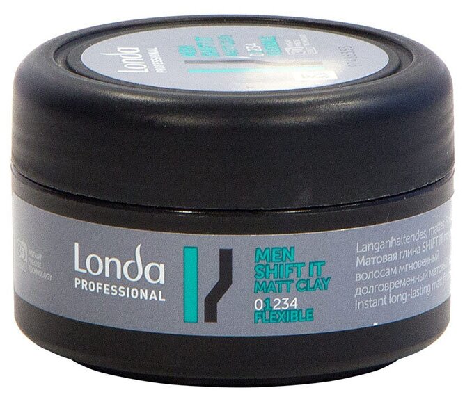 Londa Professional / Глина MEN нормальной фиксации матовая Shift it, 75 мл