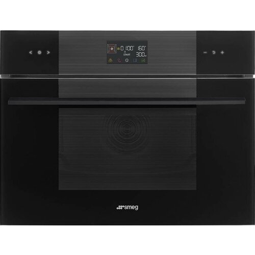 Компактный духовой шкаф с функцией СВЧ Smeg SO4102M1B3