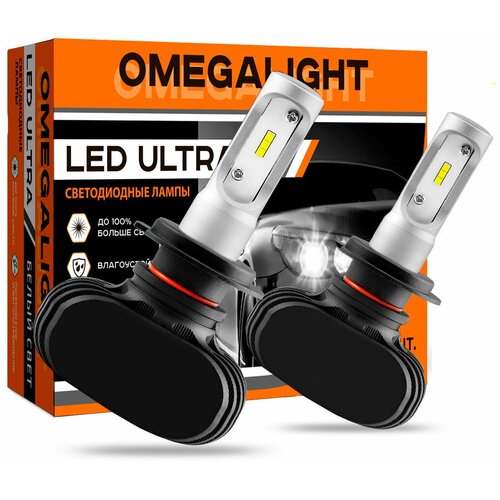 фото Лампа автомобильная светодиодная omegalight ultra h4 olledh4ul-2 2 шт.