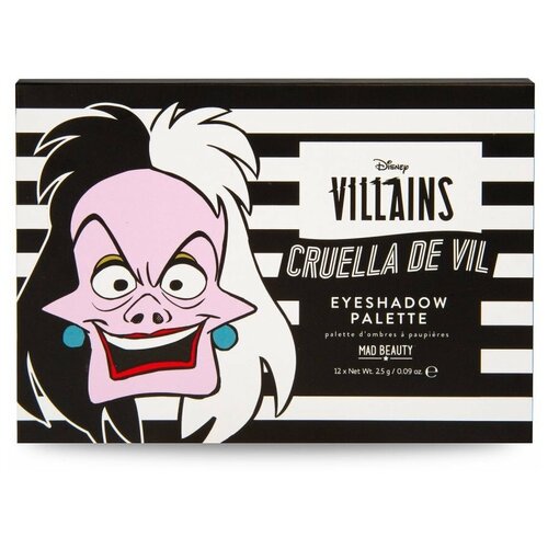 Mad Beauty Палетка теней Disney Villains Cruella De Vil, 25 г детский рюкзак loungefly 101 dalmatians cruella de villains