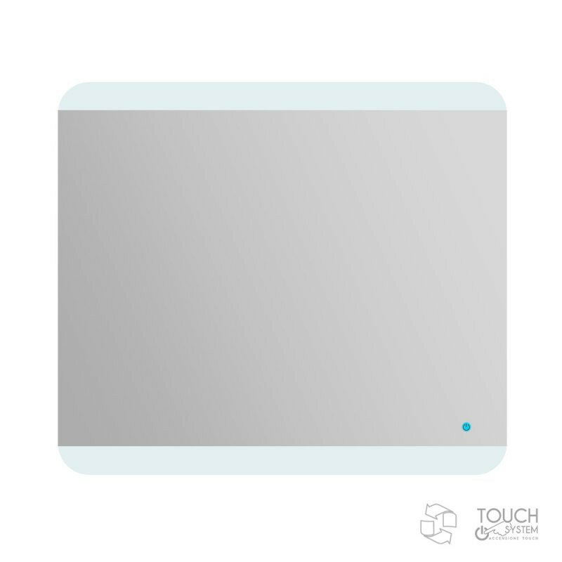 Зеркало со встроенной LED подстветкой сенсорным выключателем Touch System реверсивное 65x70 CEZARES 45004 - фотография № 10