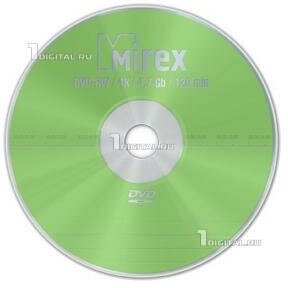 Диски Mirex DVD-RW Cake Box (10 шт.) 4.7Gb 4x (UL130032A4L)