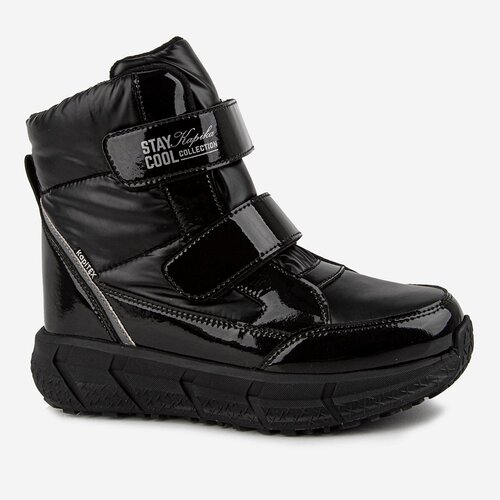 Ботинки Kapika, демисезон/зима, на липучках, мембранные, размер 36, черный