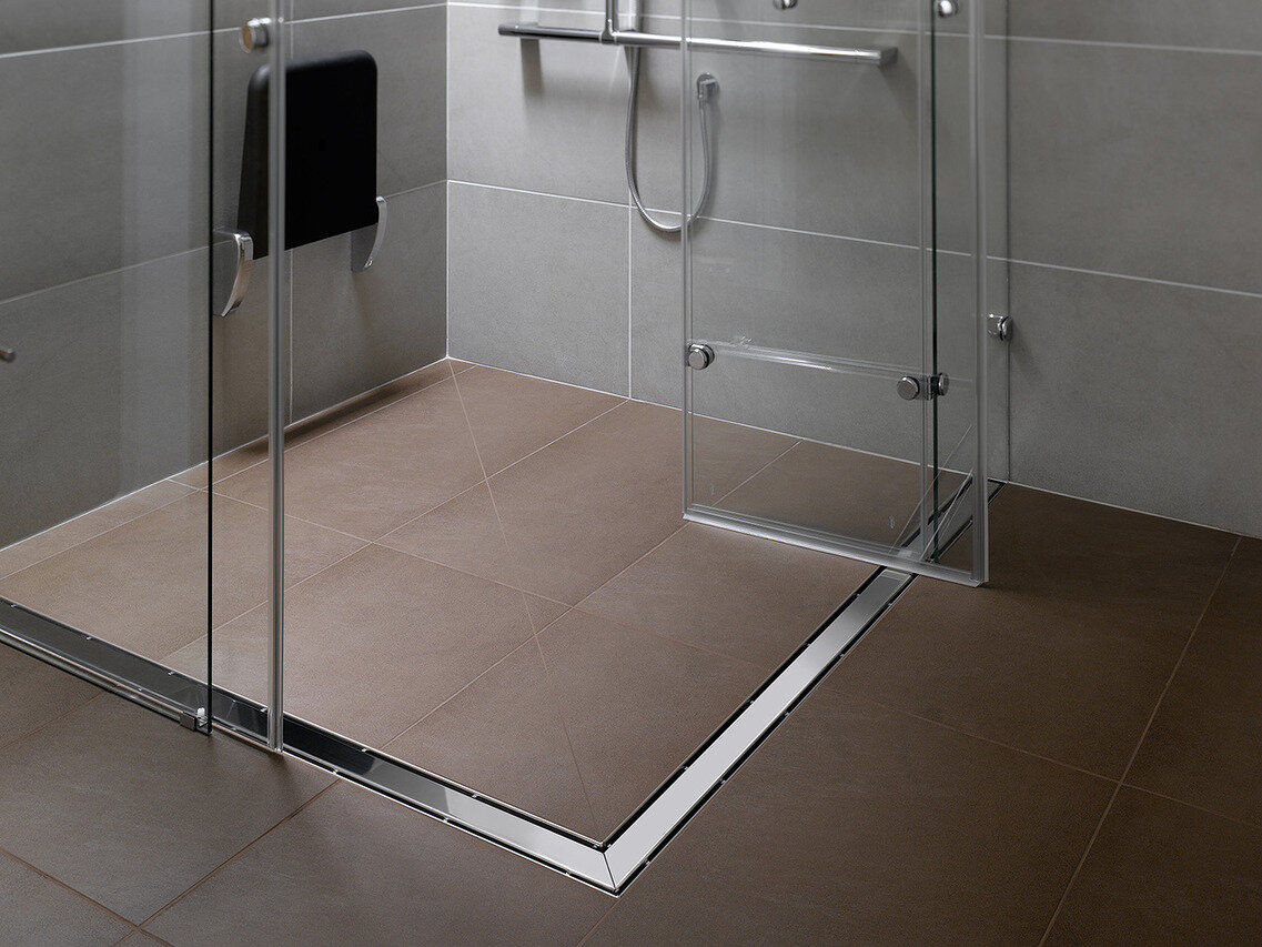 Решетка Tece TECEdrainline Steel II 120х120 см угловая - фото №2