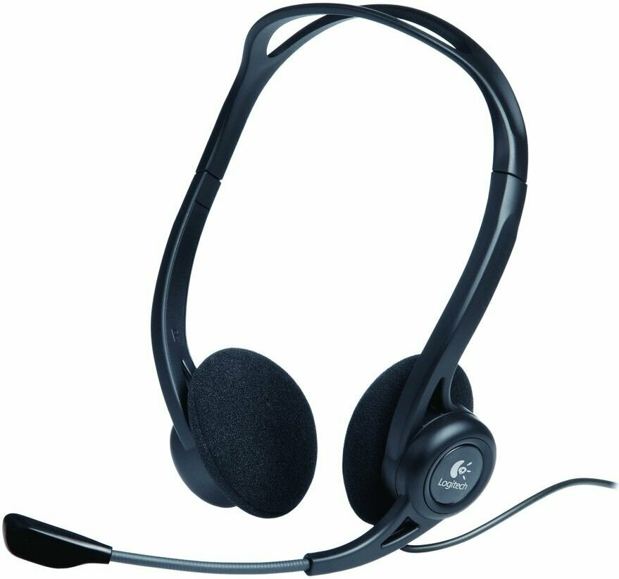 Гарнитура проводная LOGITECH Stereo Headset PC 960 Black (981-000100)