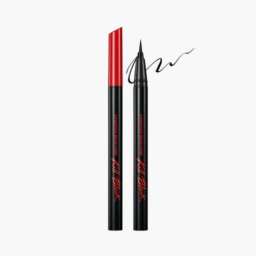 CLIO Подводка для глаз Superproof Brush Liner (01 Black)