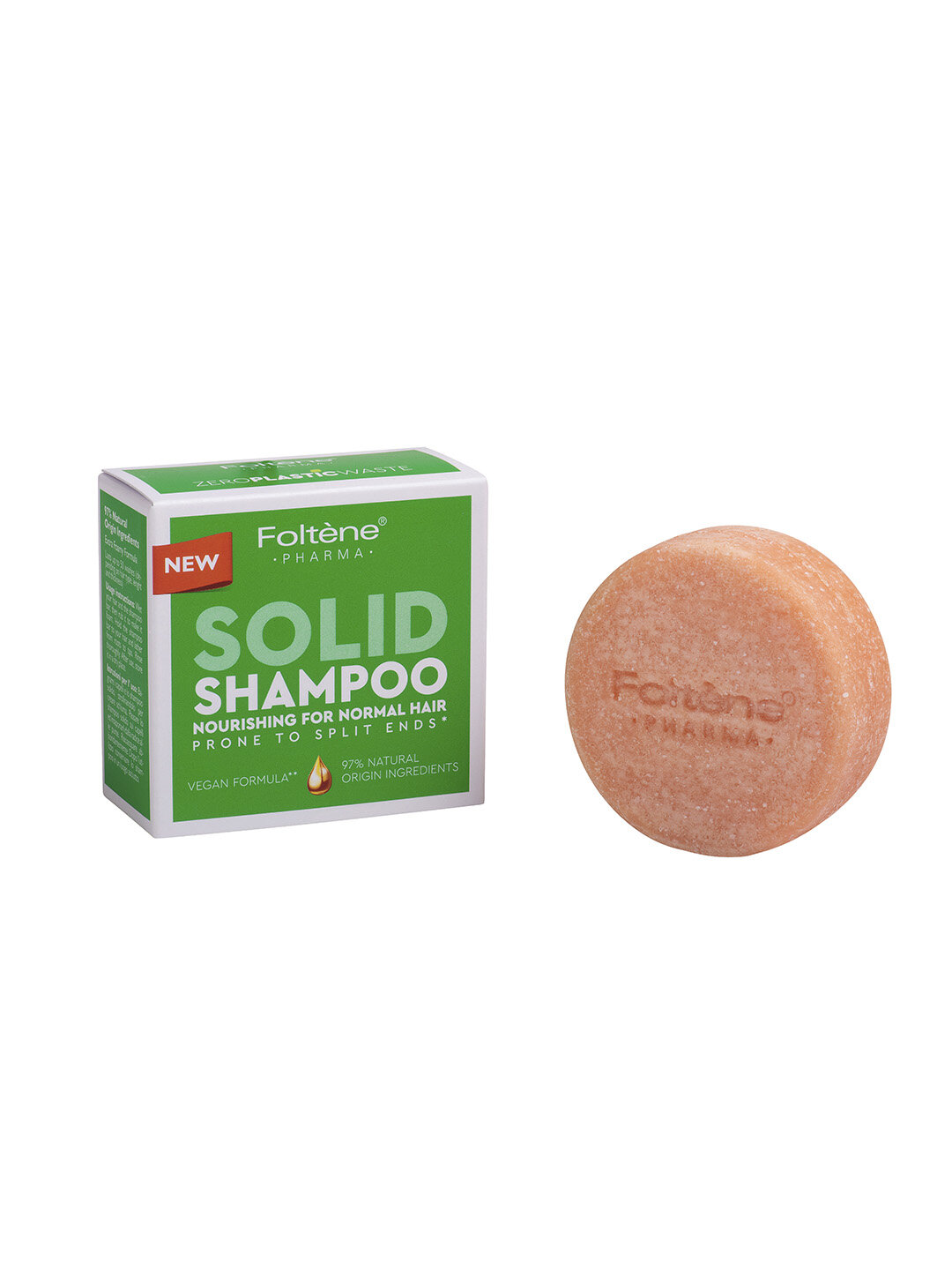 FOLTENE Pharma - Твердый Питательный шампунь - Solid Shampoo Nourishing 75 гр