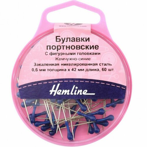 Булавки портновские с фигурными головками #721 Hemline