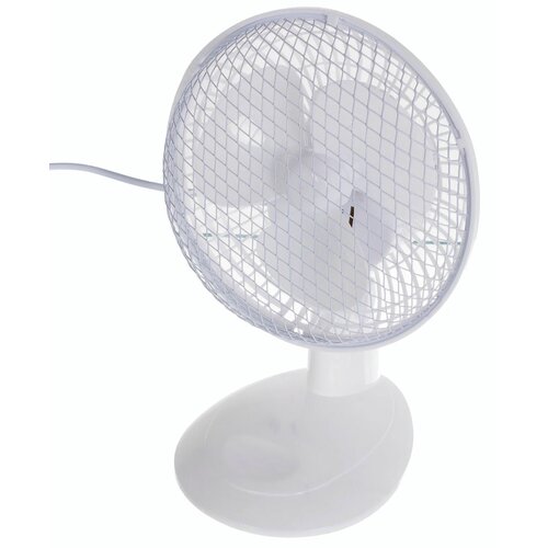 Настольный тихий вентилятор 15 Вт 15 см 2 режима работы в спокойном белом цвете Прибор обеспечит охлаждение воздуха за счет постоянной циркуляции Компактные размеры устройства позволяет его разместить на столе Незаменим дома офисе в летнее время 309000₽