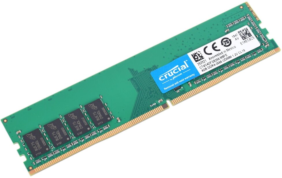 Оперативная память Crucial 4 ГБ DDR4 2666 МГц DIMM CL19 CT4G4DFS8266 - фотография № 10
