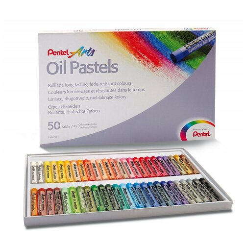 Pentel Пастель масляная Arts 50 цветов (PHN4-50) микс