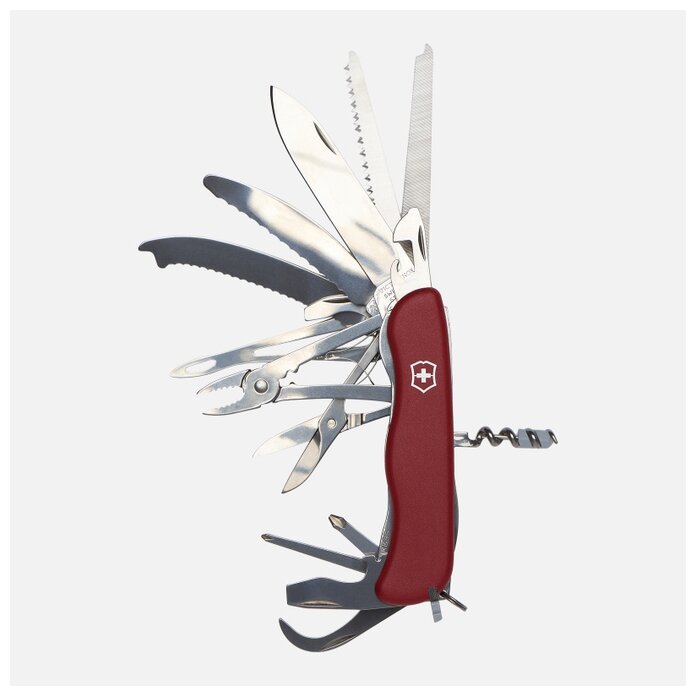 Нож перочинный Victorinox WORK CHAMP XL (0.8564.XL) 111мм 31функций красный - фото №2