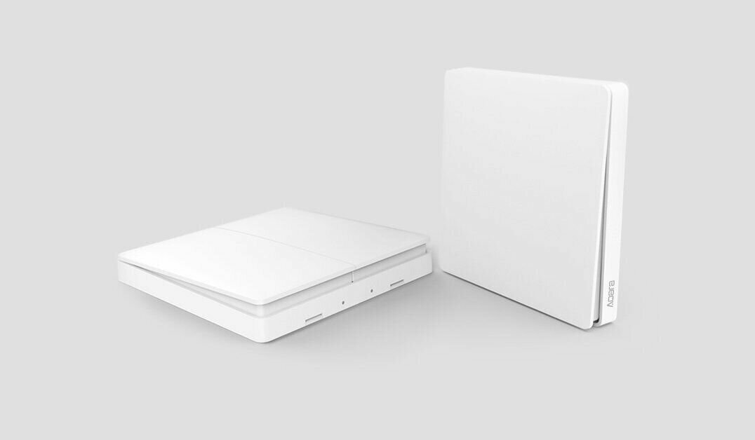 Изображение Настенный умный выключатель Aqara D1 WXKG06LM одноклавишный, белый