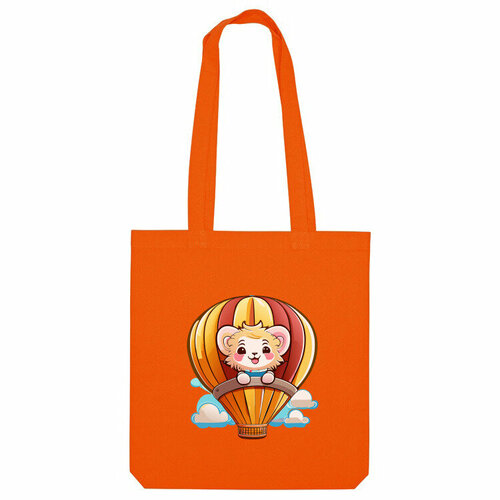 фото Сумка шоппер us basic, оранжевый