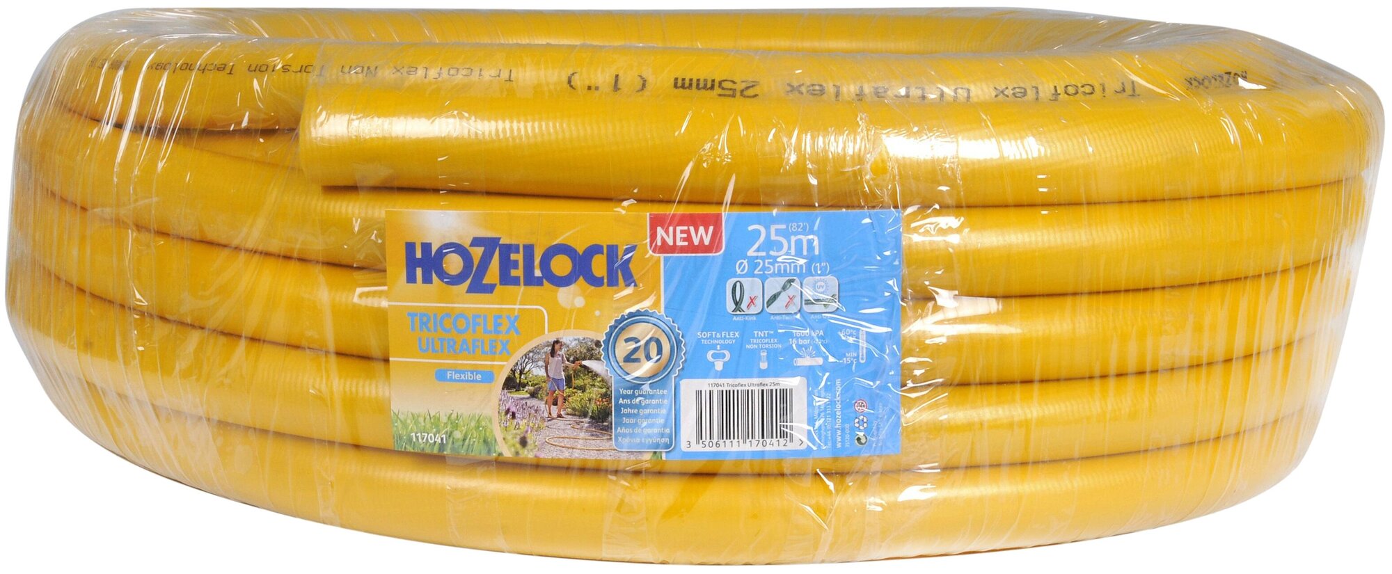 HoZelock 117041 HoZelock шланг HoZelock 117041 TRICOFLEX ULTRAFLEX 25 мм 25 м (14)