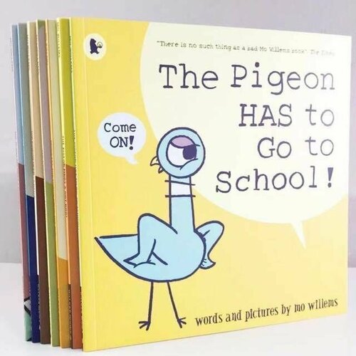 Набор детских книг на английском языке MO Willems, Pigeon 7 шт. набор детских книг на английском языке i can read dixie 8 шт