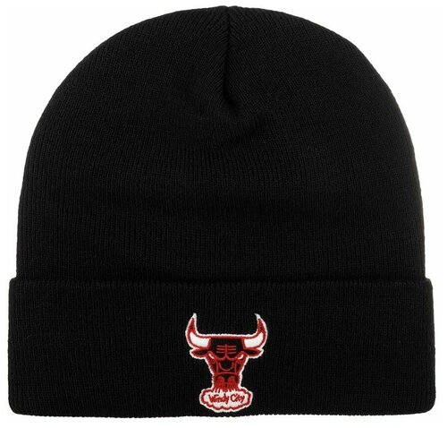 Шапка MITCHELL NESS арт. KTCFFH21HW017-CBUBLCK Chicago Bulls NBA (черный), размер ONE