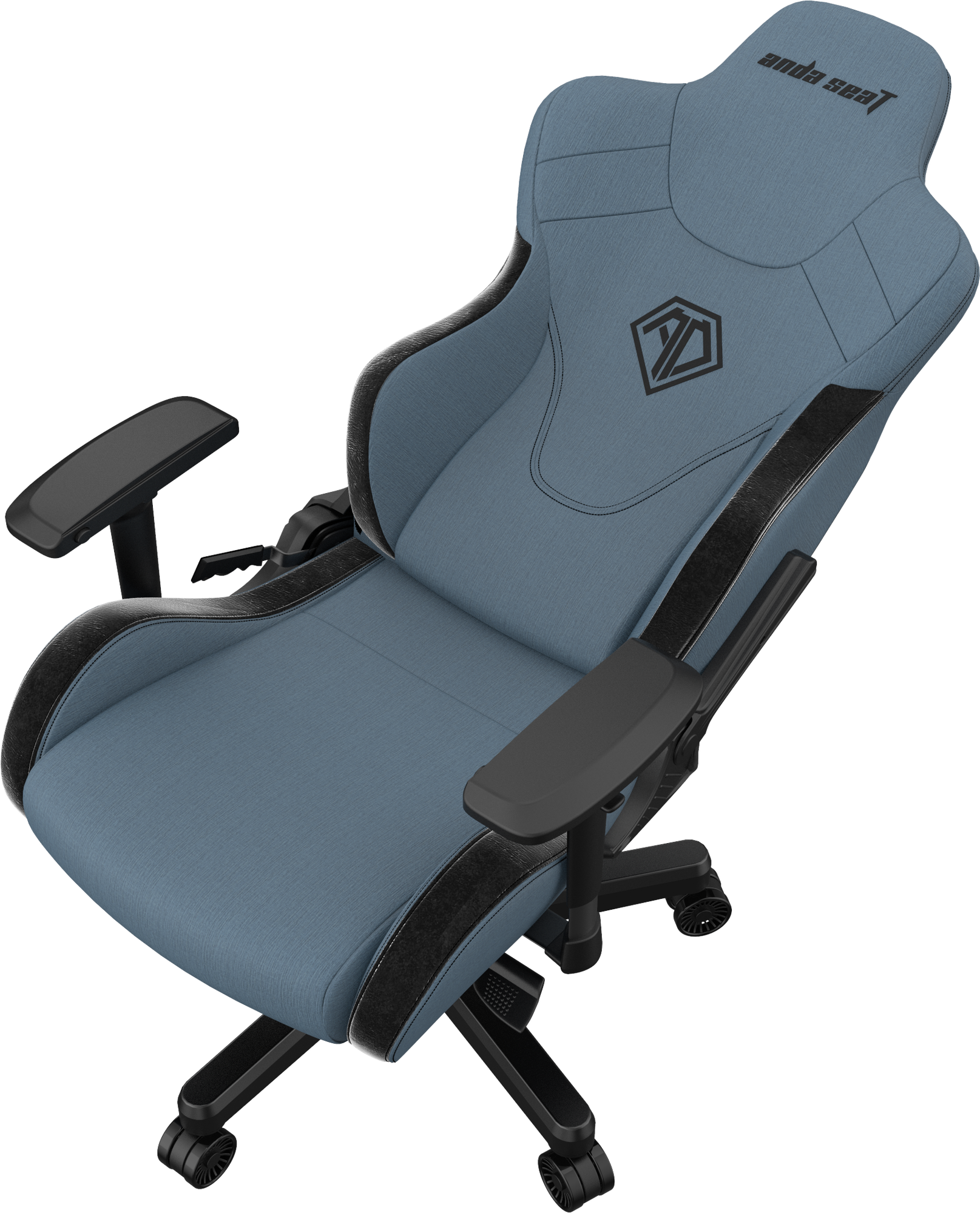 Кресло игровое Anda Seat T-Pro 2, цвет чёрный, размер XL (180кг), материал ткань (модель AD12XL) AndaSeat - фото №8