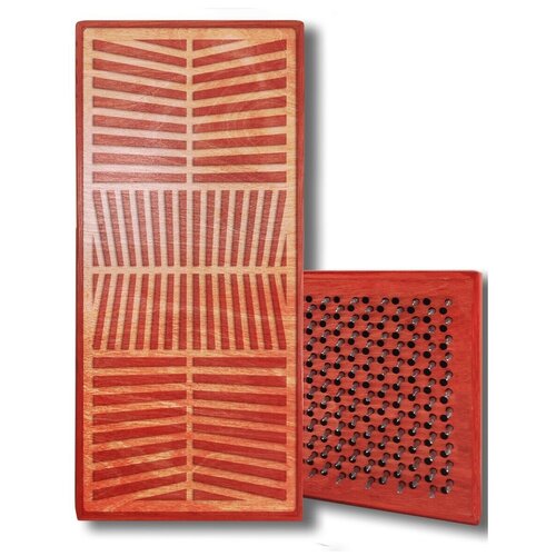 фото Доска садху с динамическими гвоздями, мозаика - 21 шаг 10мм красная goodwood