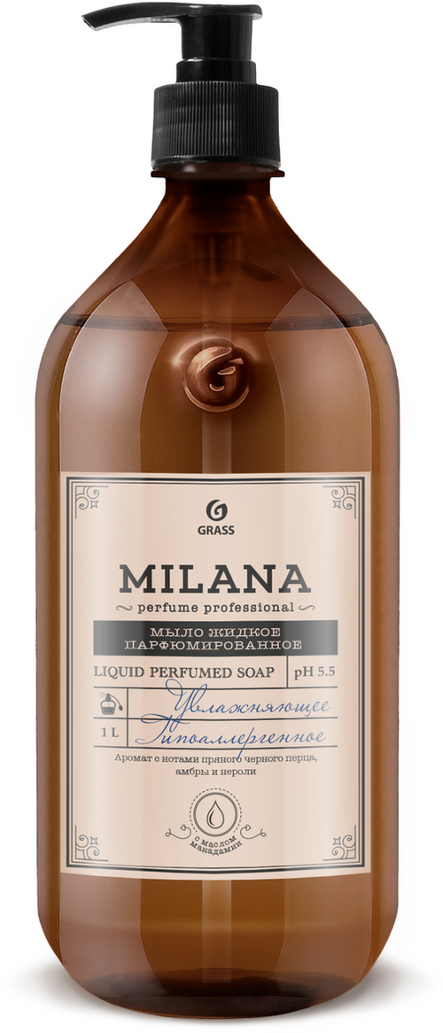 Мыло жидкое Milana Professional парфюмированное, 1л