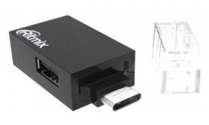 USB-концентратор Ritmix CR-3391 Black (Type-C, USB 3.0, 2x USB 2.0)