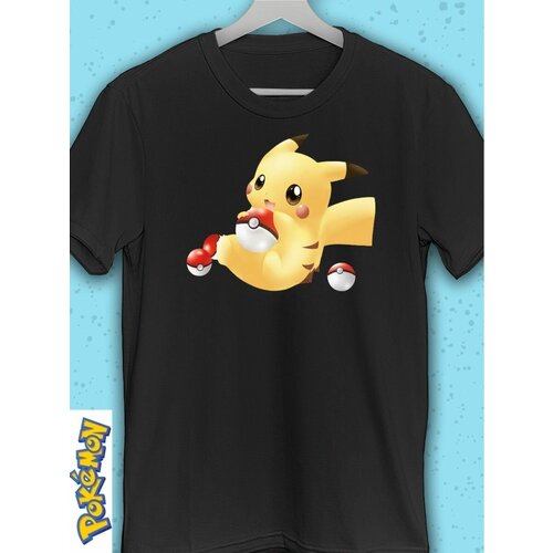 фото Футболка hilari, размер 50, черный, белый