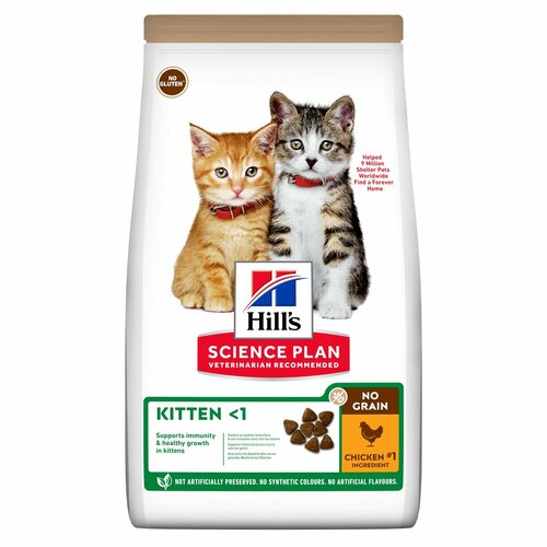 HILL`S 1,5кг Корм для котят Курица и картофель беззерновой косичка ашан с курицей и картофелем шт