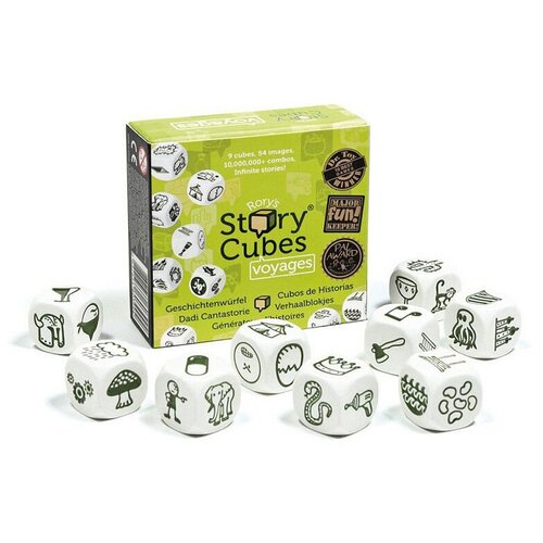 Настольная игра Rory's Story Cubes Кубики историй Путешествия RSC3 настольная игра лаборатория игр rory s story cubes кубики историй космос 3 кубика