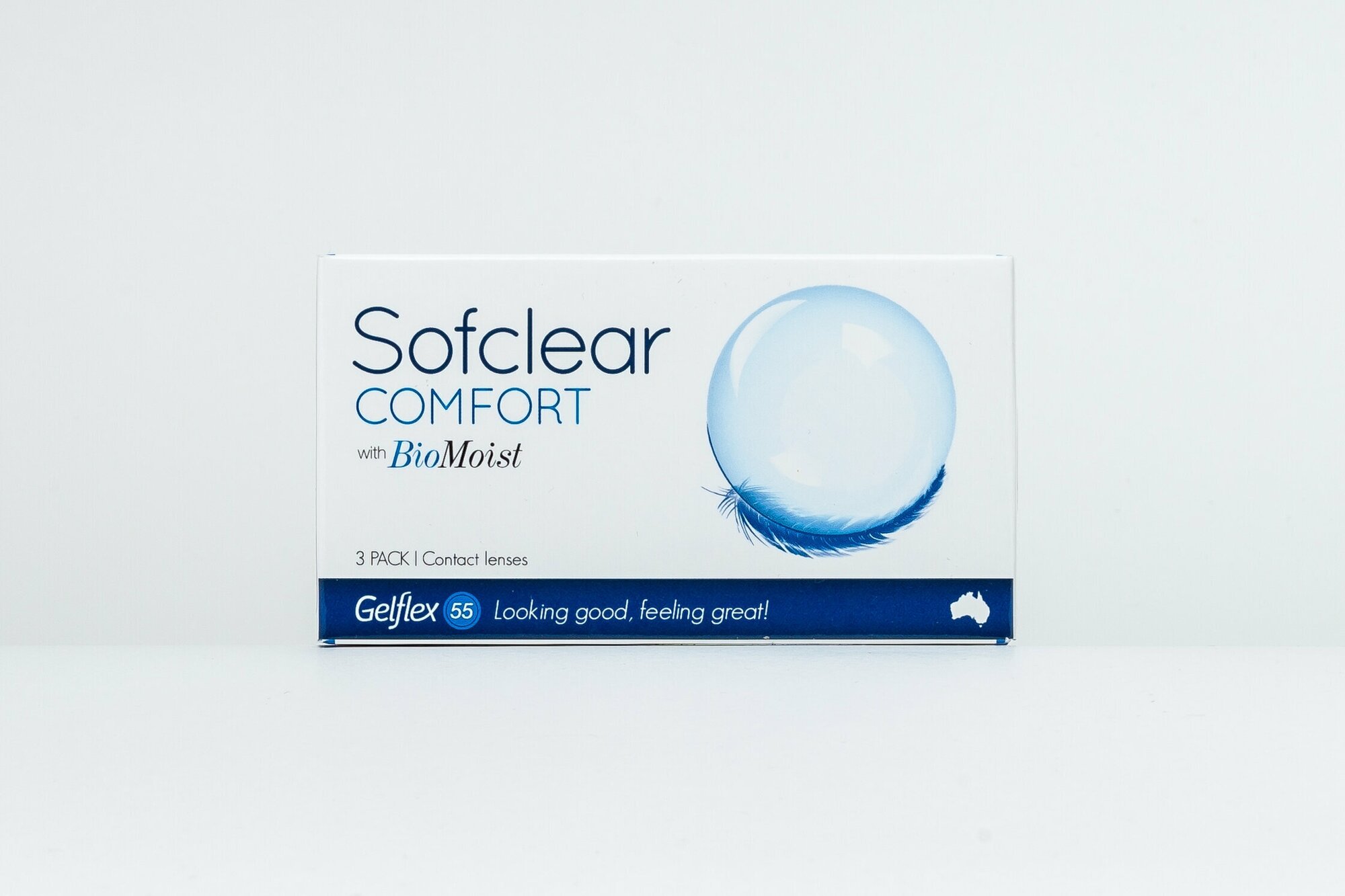 Контактные линзы Gelflex Sofclear Comfort with BioMoist, 3 шт., R 8,6, D +5,5 - фотография № 3