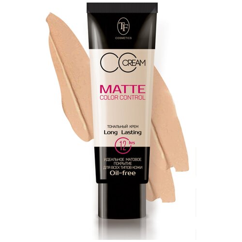 TF Cosmetics CC крем Matte Color Control, 40 мл/40 г, оттенок: 904 кремово-бежевый tf cosmetics cc крем matte color control 40 мл оттенок 902 слоновая кость