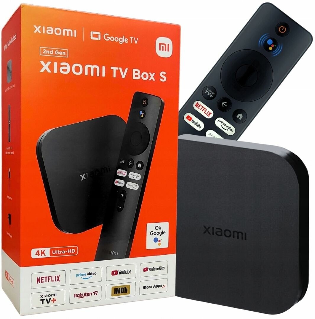 ТВ-приставка Xiaomi TV Box S 2nd Gen Global/ смарт приставка