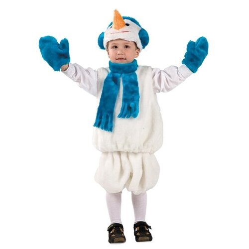 фото Карнавальный костюм «снеговик», размер 28, рост 110 см батик