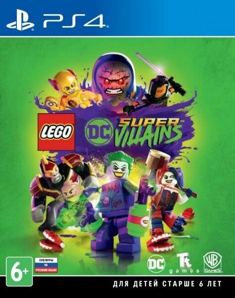 LEGO DC Super-Villains [PS4, русские субтитры] - CIB Pack