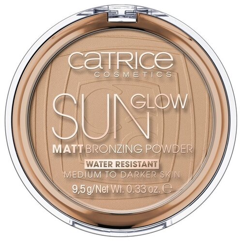 CATRICE Sun Glow Matt Bronzing Powder пудра компактная с эффектом загара матирующая, 035 Universal Bronze