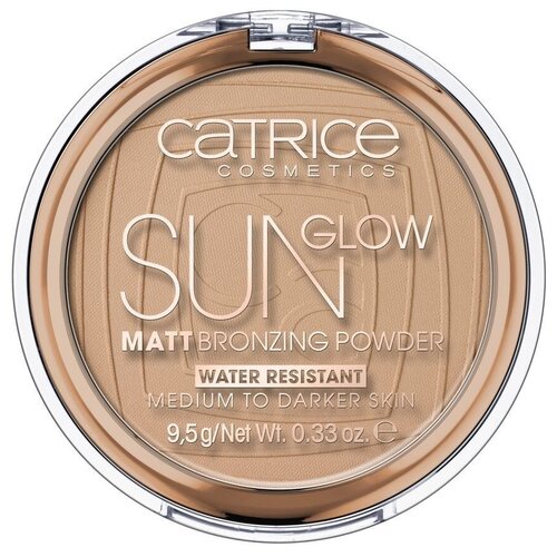 Купить Catrice Пудра для лица компактная Sun Glow Matt 035 бронза, бежевый