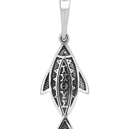 Подвеска Русские Мастерские, серебро, 925 проба, оксидирование