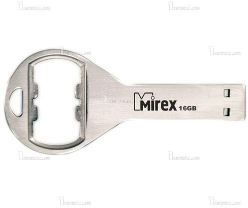 Флешка 16Gb Mirex Bottle Opener USB 2.0 серебристый 13600-DVRBOP16 - фото №15