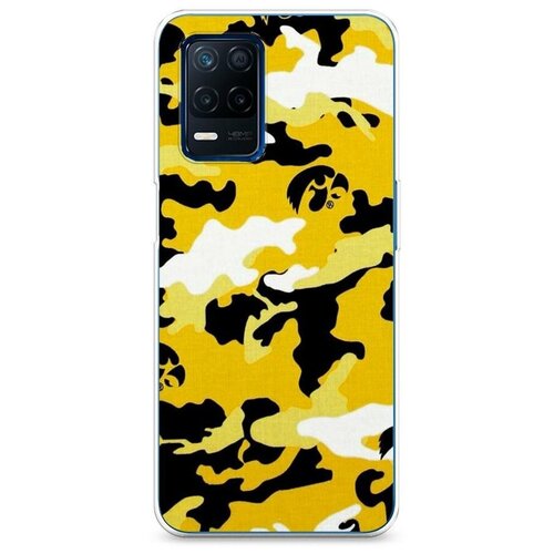 фото Силиконовый чехол "жетлый камуфляж" на realme и oppo realme narzo 30 5g / реалми нарзо 30 5g case place