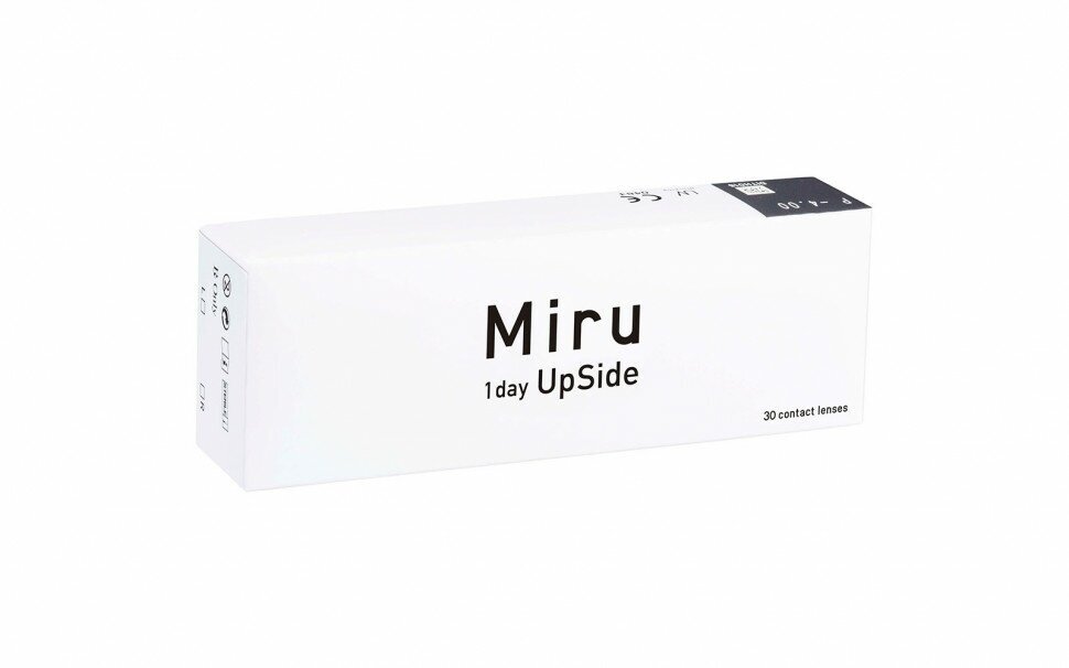 Контактные линзы Menicon Miru 1day Upside, 30 шт., R 8,4, D -2, прозрачный