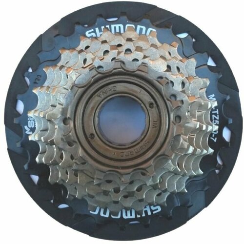 Трещотка Shimano TZ500, 7ск, 14-28Т, с защитой спиц, б/уп трещотка trix 7ск 13 28т хром