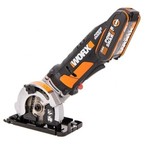 Worx Дисковая пила аккумуляторная SAW WX527, 85мм, 20В, 1x2.0Ач [WX527]