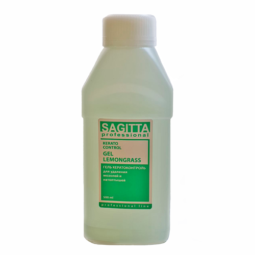 Гель для удаления мозолей и натоптышей, Sagitta, Gel Lemongrass Kerato Control 500 мл.